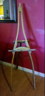 Wine Barrel Stave Art Easel